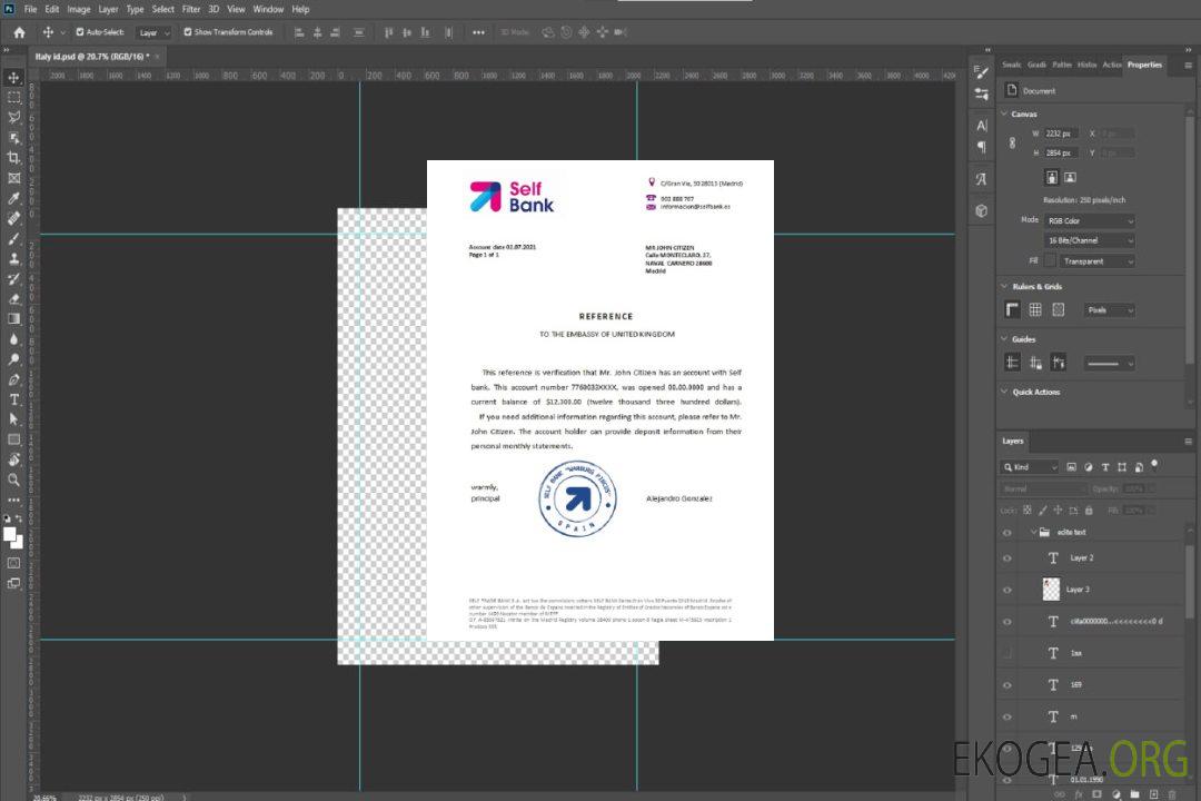 Espagne , Self bank , reference template